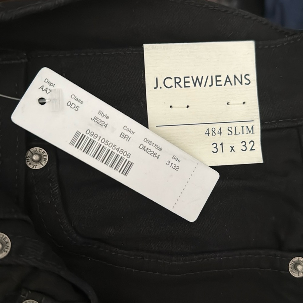 Jcrew slim straight jean pants NWT